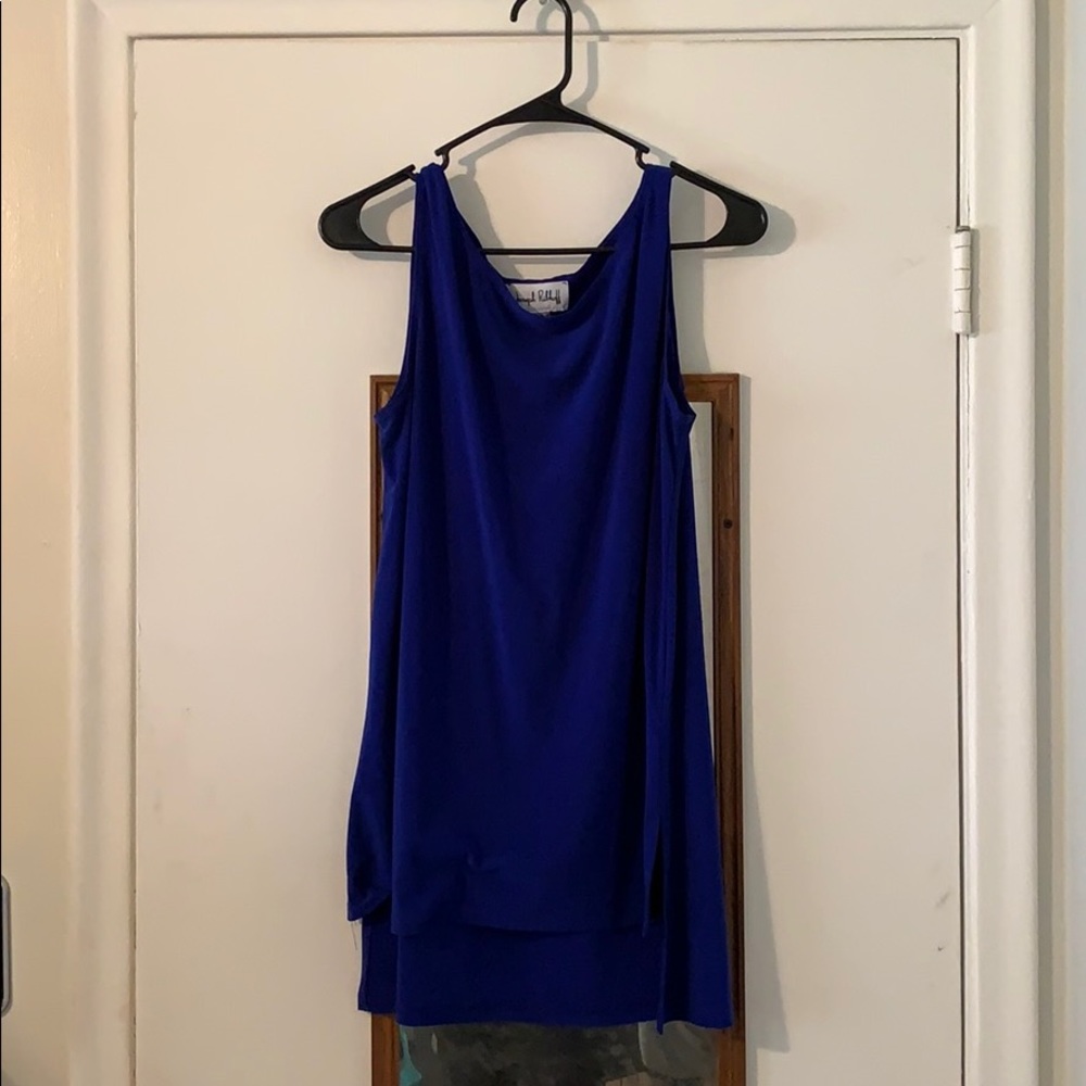 Joseph Ribkoff Blue top